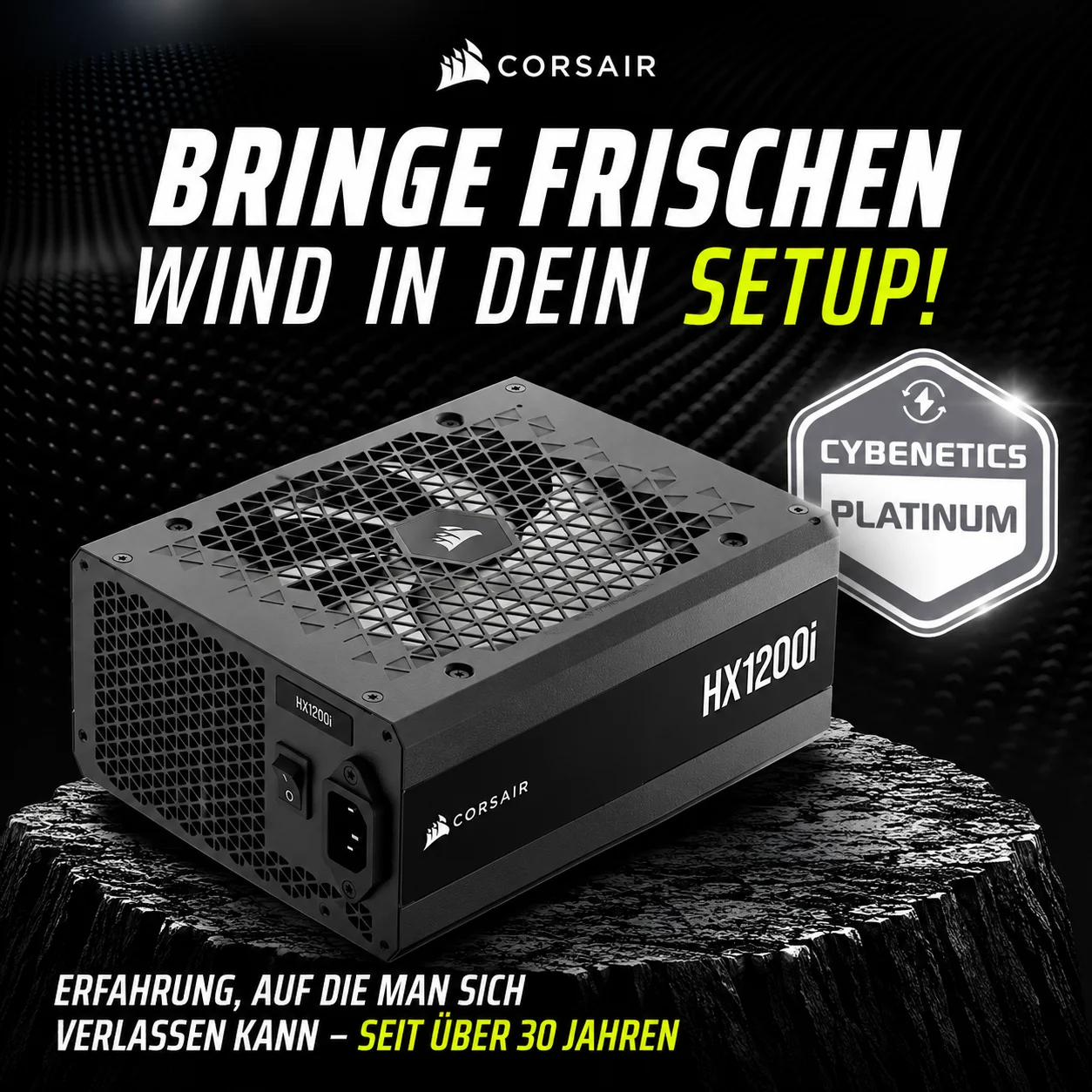 CORSAIR HX1200i - 1200W Cybenetics Platinum Netzteil zum Tiefstpreis!!
