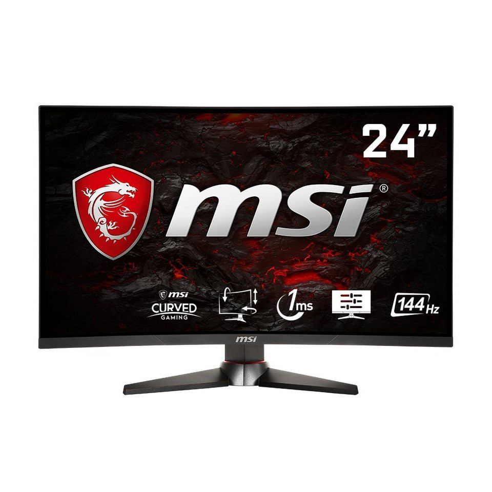 UPDATE: MSI Optix Gaming Monitor (24", Curved, FullHD, FreeSync, 144Hz, 1ms) für 199€