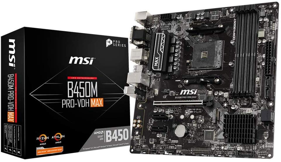 MSI B450M PRO-VDH MAX für 63,12€