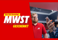 19% Mehrwertsteuer geschenkt bei MediaMarkt bis Sonntag!!