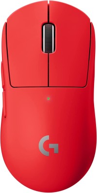 Logitech G PRO X Superlight kabellose Gaming-Maus in rot (Ultra-leicht 63g, Hero 25K Sensor, 25.600 DPI) für 99€!!