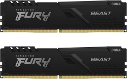 Kingston FURY Beast DIMM Kit 64GB, DDR4-3200, CL16-20-20 zum Tiefstpreis von 99,90€!!