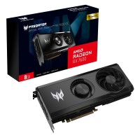 Acer Predator BiFrost Radeon RX 7600 OC (8GB GDDR6 +70MHz Boost, +70MHzGame, 165W TGP) für 229€!!