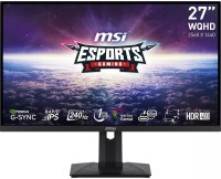 MSI WQHD, 240 Hz Gaming Monitor, mit 27 Zoll, HDR400, NVIDIA G-Sync und IPS Panel für 260€!!