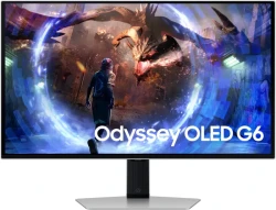 Samsung Odyssey OLED G6, 27 Zoll, WQHD Gaming Monitor mit 360Hz und FreeSync Premium Pro nochmal reduziert auf 549€!!