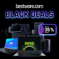 Bis zu 20 % auf frei konfigurierbare Gaming-Laptops aus Deutschland und bis zu 35 % auf Gaming-Zubehör bei den bestware BLACK DEALS