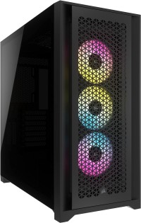 Corsair iCue 5000D RGB Airflow, schwarz, Midi-Tower mit Glasfenster, 3 vorinstallierten Lüftern, ATX Formfaktor für 149,90€!!