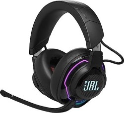 JBL Quantum 910 Wireless, mit 39h Akkulaufzeit, aktive Geräuschunterdrückung (ANC), USB-Wireless-Adapter, RGB-Beleuchtung, Head-Tracking, und Virtual Surround für 139!!