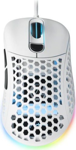 Sharkoon Light² 200 weiß, mit dem PixArt PMW 3389, 16.000 DPI, 400 IPS, Omron 20M Tastern, 62g Gewicht, RGB und Textilkabel für 19,99€!!