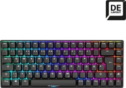 Sharkoon Skiller SGK50 S3 (75%, PBT, QMK/VIA, Hot-Swap, prelubed lineare Gateron G Pro 3.0 Yellow 100M Switches) für 59€!!