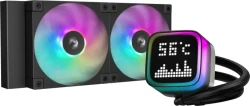 DeepCool LP240 AIO Wasserkühlung (240mm, LED Digital Display 14x14 Pixel, 1700, AM4, AM5, 1851) für 99,90€!!