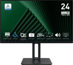 MSI PRO ( FHD, 23.8", 100Hz, IPS, 8bit, 100% sRGB, Adaptive Sync, Pivot, Drehbar, Neigbar, Höhenverstellbar) für 69€!!