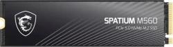 MSI Spatium M560 1TB (M.2 2280, PCIe 5.0, 10200MB/​s lesend / 8400MB/s SLC-Cached schreibend) für 114,90€!!