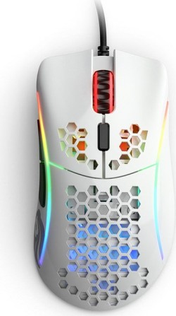 Glorious Model D (weiß glänzend, PixArt 3360, 250 IPS, mechanische Omron 20M Taster, 62g, kabelgebunden, 6Tasten) für 12,90€!!