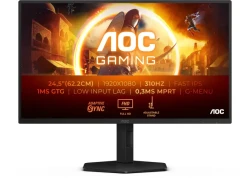 AOC (24,5", Full-HD, 310Hz (OC), IPS, matt, Adaptive Sync, NVIDIA G-Sync Compatible zertifiziert, 90% DCI-P3, 8bit) für 188,98€!!