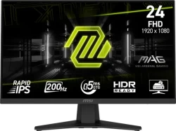 MSI MAG (23,8", 200Hz, FHD, IPS, 10 bit(8bit+2bit FRC8), FreeSync Premium, 96% DCI-P3, matt) für 99,90€!!
