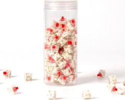 Keychron Gateron Silent Red Switch Set (110er-Pack, 45g Auslösedruck, 2mm Auslöseweg, 5-Pin, MX-Schaft, Linear) für 49,99€!!