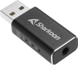 Sharkoon Gaming DAC Pro S V3 (D/A-Wandler, USB-Audio-Adapter, Kopfhörer (3.5mm Klinke), USB-A, 0.003% THD, 103dB SNR) für 19,90€!!