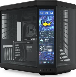 Hyte Y70 Touch Infinite (Pitch Black, 60Hz 14,9 Zoll IPS Touchscreen, Dual-Chamber, Midi-Tower) für 349,98€!!