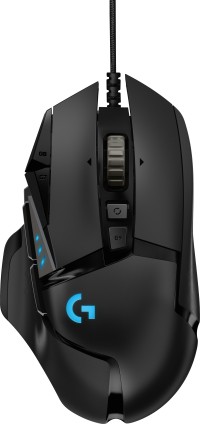 Logitech G502 Hero (kabelgebunden, Hero 16K Sensor (Hero 25K via Softwareupdate), Omron Tastern, 10 Tasten, 400IPS, 121g Gewicht) für 29€!!!