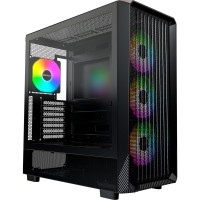 Montech X5 (Midi-Tower, 4x Lüfter vorinstalliert, GPU bis 410, CPU bis 165mm) für 44,90€!!