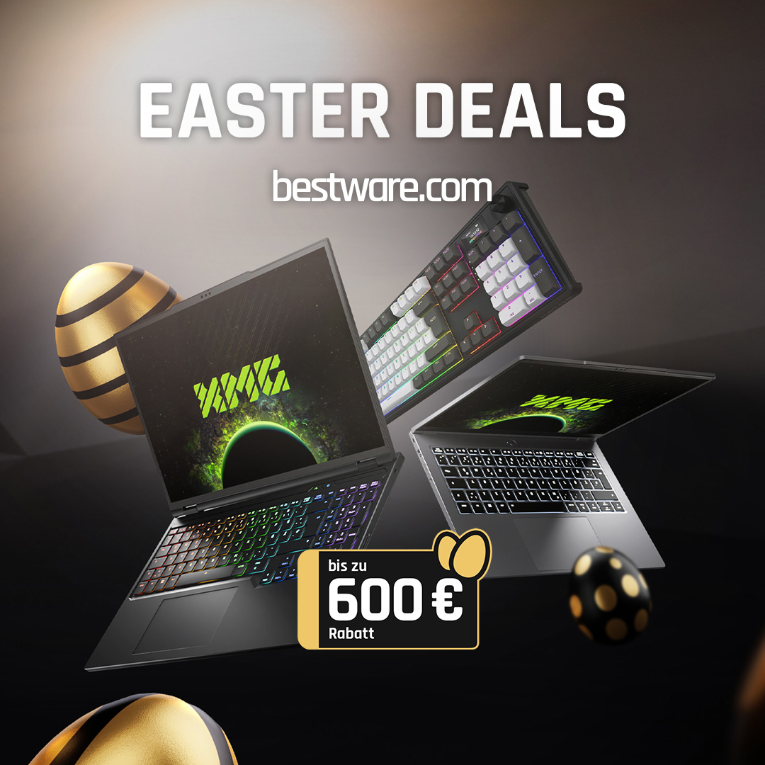 🐰 bis zu 600 € Rabatt!! EASTER DEALS auf bestware.com