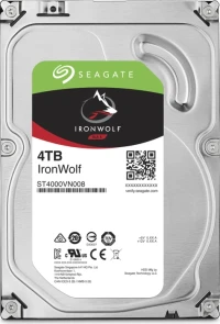 Seagate IronWolf NAS HDD +Rescue 4TB Bundle, 24/7, 512e / 3.5" / SATA 6Gb/s, 4er-Pack (ST4000VN008_X4)