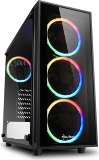 Sharkoon TG4 RGB, Lüfter LED RGB, Glasfenster