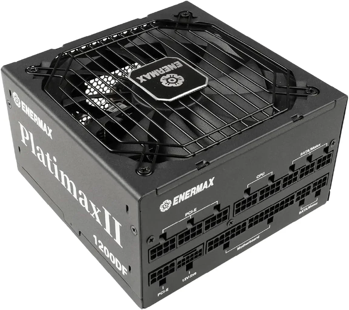 Enermax Platimax II D.F. 1200W (ATX 3.1, 135 mm Lüfter, semi-passiv, 80 PLUS + Cybernetics Platinum zertifiziert)