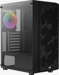 AeroCool Hive FRGB, inkl. 1x Lüfter, Glasfenster (ACCM-PV27013.11 / Hive-G-BK-v3)