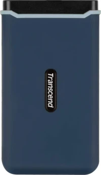 Transcend ESD370C Portable SSD, Navy Blue, 500GB, USB-C 3.1 (TS500GESD370C)