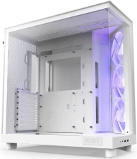 NZXT H6 Flow RGB White, weiß, Glasfenster (CC-H61FW-R1)