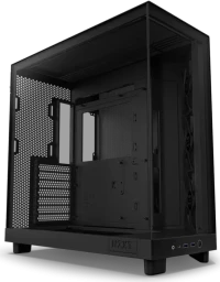 NZXT H6 Flow Black, schwarz, Glasfenster (CC-H61FB-01)