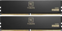 TeamGroup T-Create Expert schwarz DIMM Kit 48GB, DDR5-6400, CL32-39-39-84 (CTCED548G6400HC32ADC01)