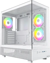 Montech XR, weiß, Glasfenster