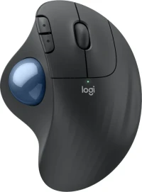 Logitech Ergo M575S Silent Wireless Trackball, Graphite, Logi Bolt, Bluetooth (910-007029)