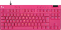 Logitech G PRO X TKL Rapid, pink, Magnetic Analog, USB, DE (920-013248)