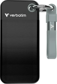 Verbatim Pocket SSD, schwarz/grau, 1TB, USB-C 3.1 (32190)