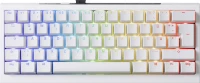Ducky One X Mini Wireless, weiß, LEDs RGB, Inductive Analog Switch, USB/Bluetooth, DE (DKON2461IST3-DADEPDOECL2WW1)