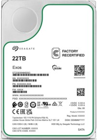 Seagate Exos 22TB, rezertifiziert, 24/7, 512e / 3.5" / SATA 6Gb/s (ST22000NM000C)
