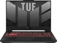 ASUS TUF Gaming A15 (2024) FA507UV-LP009W, Jaeger Gray, Ryzen 9 8945H, 16GB RAM, 512GB SSD, GeForce RTX 4060, DE (90NR0I28-M00AC0)