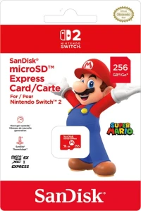 SanDisk Nintendo Switch 2 microSDXC Express 256GB, Class 10, SD Express EX I (10016157)