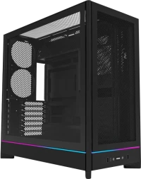 Montech HS01 Black, Glasfenster