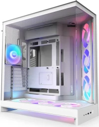NZXT H9 Flow RGB+ [2025] White, weiß, Glasfenster (CM-H92FW-P1)