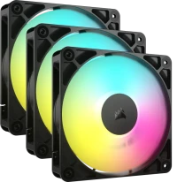 Corsair RS Series RS120 Reverse ARGB, schwarz, 120mm, 3er-Pack (CO-9050196-WW)