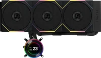Lian Li hydroshift II LCD-C 360TL, black (GHS2LCD36TB)