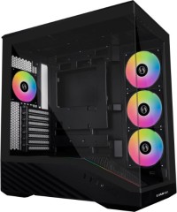 Lian Li Vector V100, schwarz, inkl. Lüfter, Glasfenster (V100RX)