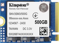 Kingston NV3 NVMe PCIe 4.0 SSD 500GB, M.2 2230 / M-Key / PCIe 4.0 x4 (SNV3SM3/500G)