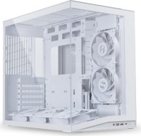 Lian Li O11 Dynamic Mini V2 Flow, weiß, Glasfenster (O11DMIV2FW)