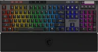 MSI STRIKE PRO Wireless Gaming Keyboard, LEDs RGB, Kailh Midnight Pro Silent Tactile, USB/Bluetooth, DE (S11-43DE209-CLA)